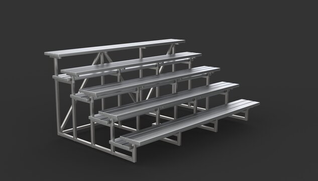 metal bleachers