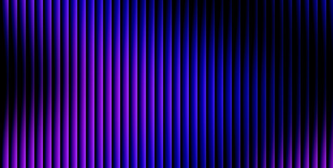 Abstract background featuring vertical glowing light bars transitioning smoothly from vibrant magenta to deep neon blue creating futuristic digital texture patterns © SUFYAN