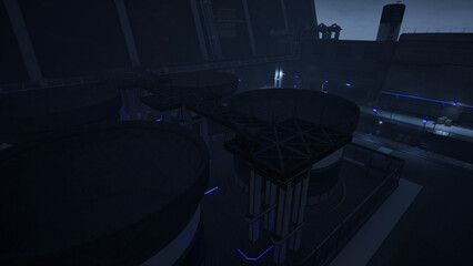 ファクトリー_蒼の監視塔