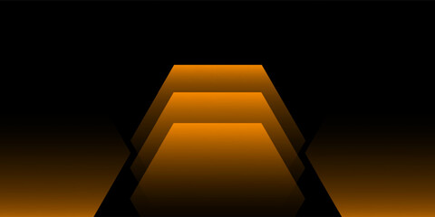 Obraz premium Abstract Minimalist White Glowing Capsule Shape on Black Background