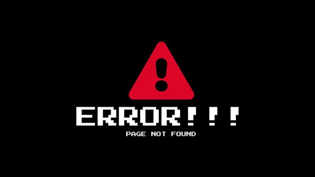 Error text message for website not found. Suitable for web design, tech blogs, online tutorials, and digital marketing materials.