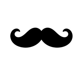 Outline Mustache Style UI Icon for Web Interface