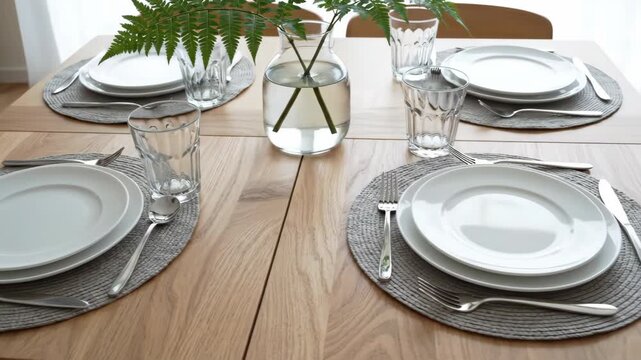 Elegant Table Setting for a Formal Dinner Party - A Visual Guide.