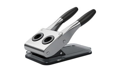 Fototapeta premium Modern hole punch with two handles for easy paper binding