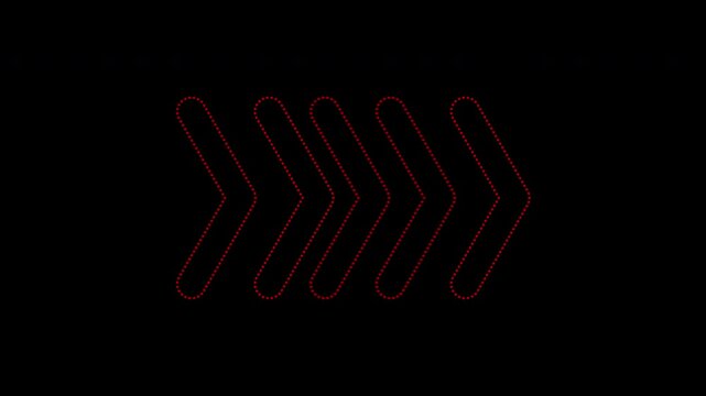 Squirrel arrow suitable for directional signage on websites, presentations, social media posts, and digital designs for navigation cues.