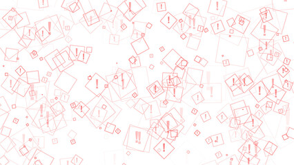 A red and white abstract background with many small dots