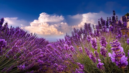 Obraz premium Fiori Di Lavanda Nel Cielo