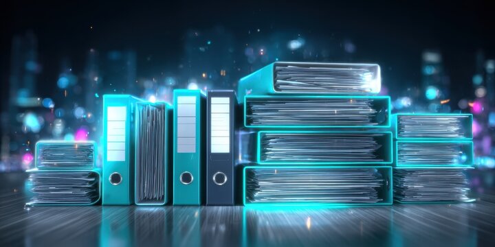 Every document must be in a folder to help the office organisation, so please place that file and the paperwork on the desk right now please.