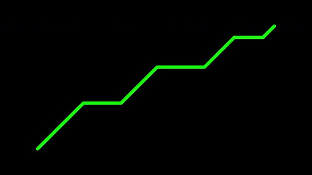 Down indicator arrow diagonal line on black, ideal for business presentations, website banners, social media posts, and minimalist designs.