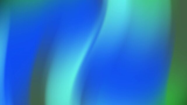Abstract Blue and Green Gradient Flowing Waves Background.