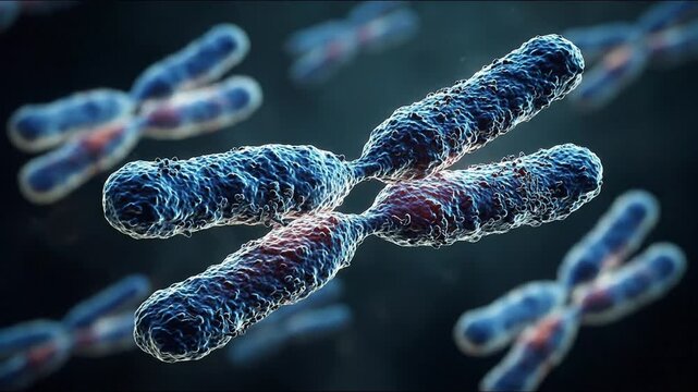 chromosomal structure (p and q arms of chromosome)
