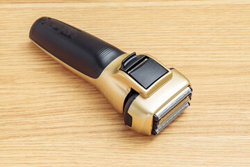 	電気シェーバーの背面