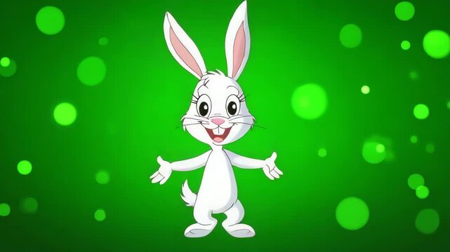 easter bunny with easter egg