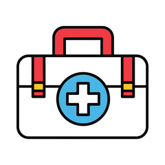 Fototapeta premium First Aid Kit Medical Health Care Commercial