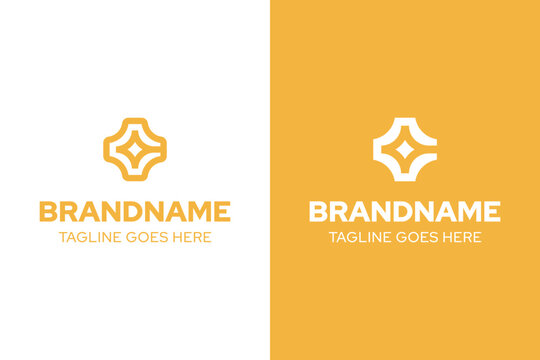 Letter C Star Modern Luxury Logo, symbolizing prestige, excellence, and radiant distinction