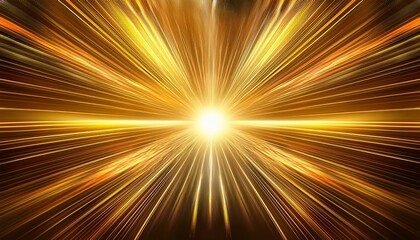Fototapeta premium A Glowing Gold Aura Background With Soft Light Radiating From The Center
