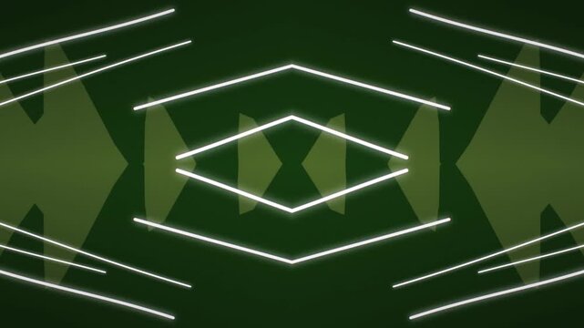 Creating a Dynamic Abstract Scene with Moving Light Paths