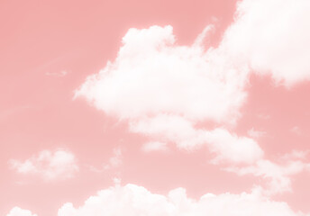 Pink sky nature background pastel dreamy fluffy gradient peaceful fantasy abstract cute cloudy nature environment.