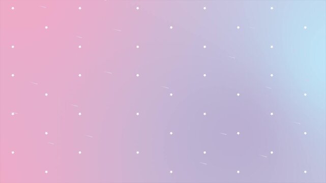 流れ星と幻想的なパープルブルーグラデーション背景