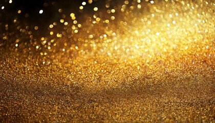 Fototapeta premium Abstract Background Of Gold Sparkling Glitter Material