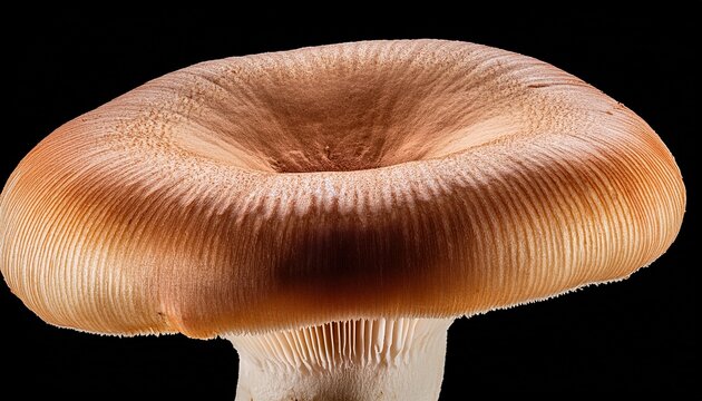 Detailed Macro Image Of Lactarius Torminosus Mushroom Also Called Woolly Milkcap Isolated On Transparent Background Captured With Canon Rf 50Mm F1 2L Lens Suitable For Culinary Botanical