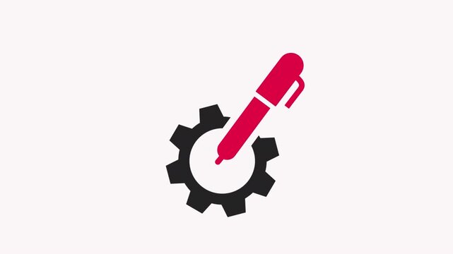 Service and pencil icon