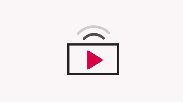 Video streaming icon