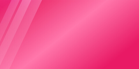 Fototapeta premium Minimalist abstract background featuring sharp pink diagonal lines and a smooth vibrant gradient.