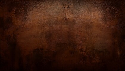 Dark Brown Stained Grungy Background Or Texture
