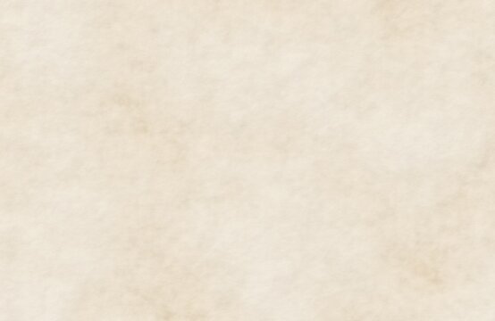 Soft beige watercolor paper or old parchment texture background illustration.