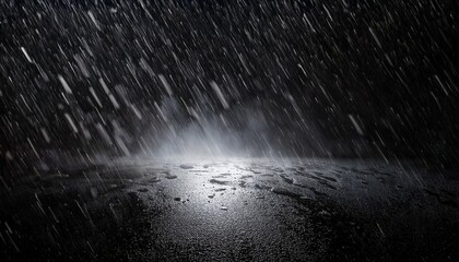 Rain Stock Image And Black Back Ground