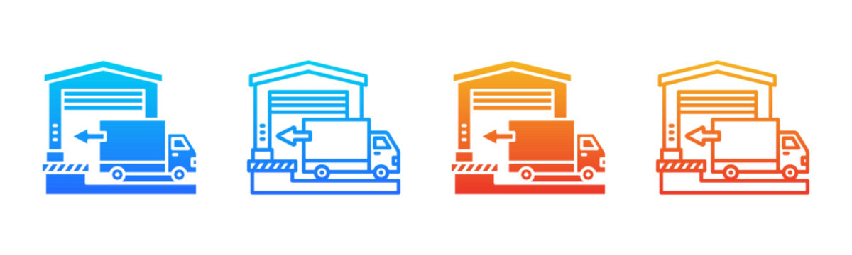 Loading Dock icon sheet multiple style collection