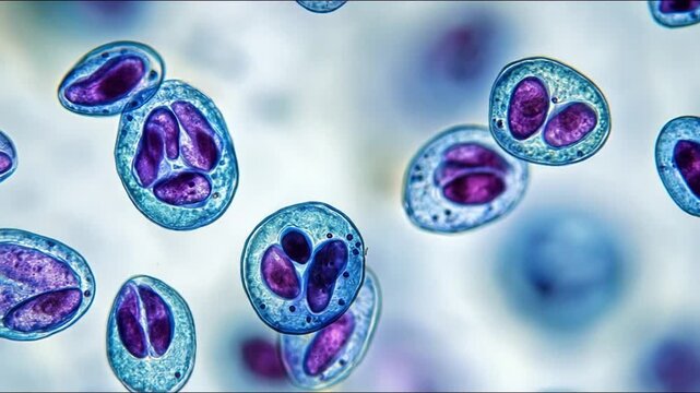 white blood cell anatomy under the electron microscope