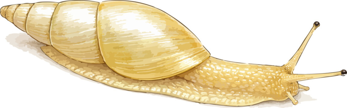 Allopeas gracile illustration art