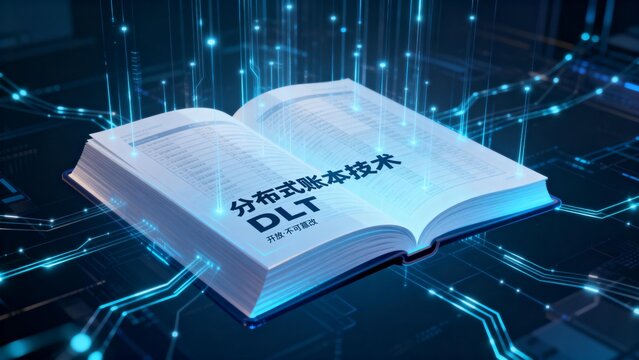 Open book with digital circuit background