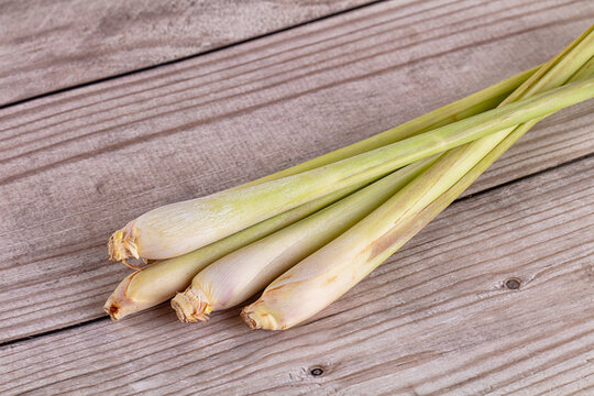 Fresh freen lemongrass aroma heap