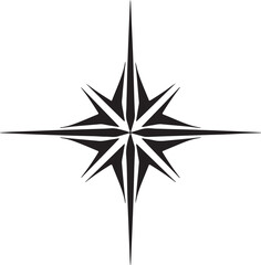 A black and white starburst shape on a white background © Redwan Ahmed Marjan