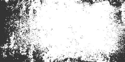 Fototapeta premium Grunge Texture Frame: A rough, textured grunge frame, a raw and weathered aesthetic. A versatile design element to create an edgy, distressed look.