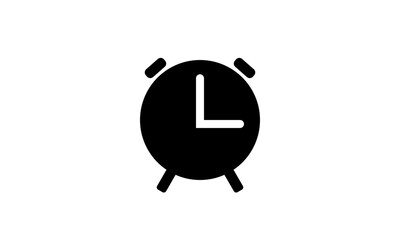 alarm clock on white background, alarm clock icon, alarm clock logo