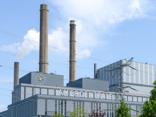 Amercentrale in Geertruidenberg, Noord-Brabant province, The Netherlands