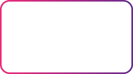 Obraz premium Modern Gradient Rounded Frame Shapes, Minimal Abstract Outline Elements for UI, Graphic Design, Templates, and Decorative Layouts