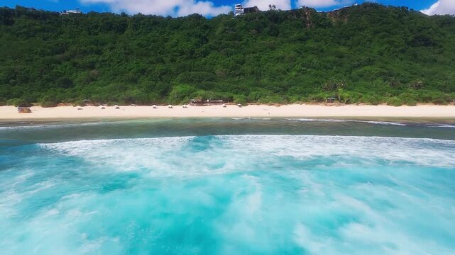 The Nunggalan beach in Uluwatu, Bali
