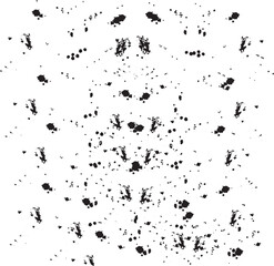 Fototapeta premium Abstract paint splatters ink blots grunge texture chaotic dark elements