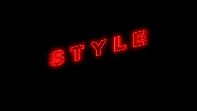 Kinetic Neon Title 43 &ndash; Futuristic Glowing Typography Animation, Dynamic Text Intro, Cyberpunk Style Motion Graphics, Modern Promo and Social Media Title Template