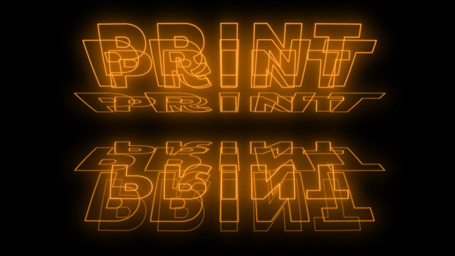 Kinetic Neon Title 71 &ndash; Futuristic Glowing Typography Animation, Dynamic Text Intro, Cyberpunk Style Motion Graphics, Modern Promo and Social Media Title Template