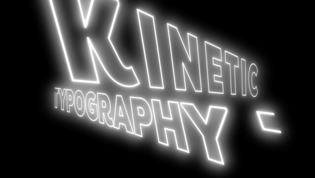 Kinetic Neon Title 84 &ndash; Futuristic Glowing Typography Animation, Dynamic Text Intro, Cyberpunk Style Motion Graphics, Modern Promo and Social Media Title Template