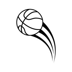 Basketball icon vector. Three pointer Illustration sign. Throwing the ball symbol or logo. © Denys