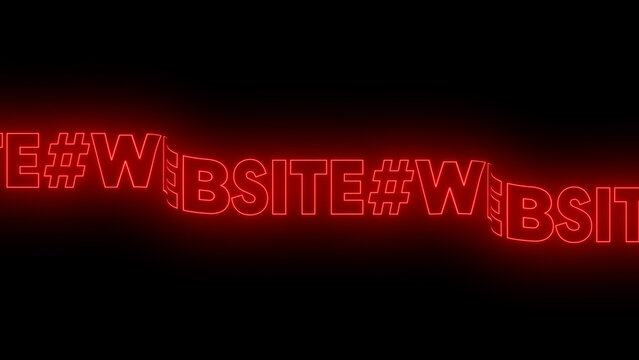 Kinetic Neon Title 97 &ndash; Futuristic Glowing Typography Animation, Dynamic Text Intro, Cyberpunk Style Motion Graphics, Modern Promo and Social Media Title Template
