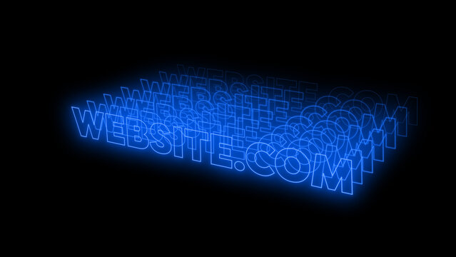 Kinetic Neon Title 111 &ndash; Futuristic Glowing Typography Animation, Dynamic Text Intro, Cyberpunk Style Motion Graphics, Modern Promo and Social Media Title Template
