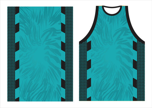 SLEEVELESS BLACK Basic RGB, High-quality sports jersey design template featuring an abstract splash background. Perfect for sublimation printing, athletic apparel, triathlon uniforms, cycling jerseys,